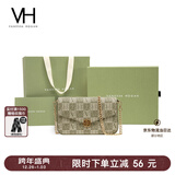 VANESSA HOGAN VH女包山茶花信封包秋冬小众老花链条包女士单肩斜挎包新年礼物