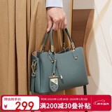 红蜻蜓包包女包牛皮单肩休闲手提包送妈妈女友妈妈圣诞节新年生日礼物