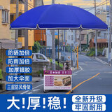 八海鸟户外遮阳伞太阳伞摆摊专用大雨伞加固加厚结实抗风庭院广告帐篷伞