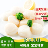 芸鲜曦帆立贝柱虾夷大扇贝海鲜带子大号新鲜冷冻瑶柱即食可刺身宝宝辅食 帆立贝柱 900g(净重)