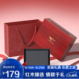 七匹狼钱包男真牛皮零钱夹木质礼盒送男友老公爸爸长辈生日圣诞实用礼物