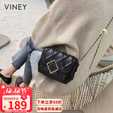 viney包包女包牛皮洋气斜挎包品牌单肩链条包生日礼物高级感送女友老婆