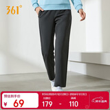 361°运动裤子女秋冬季跑步宽松户外休闲裤直筒长裤卫裤662434710D
