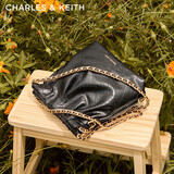 CHARLES&KEITH迷你菱格链条流浪包单肩包双肩包包女包生日新年礼物CK2-60782390