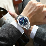 路易王朝 LOUISEPOCH宾利卓越学生男表自动机械手表男士腕表男女款防水考试表生日礼物 杰斯【未来守护者】 +定制礼盒