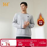 361°卫衣男装秋冬季长袖运动服休闲圆领宽松加绒上衣服652344801D-7