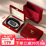 七匹狼皮腰带男士自动扣牛皮木质礼盒送男友老公生日圣诞礼物实用父亲