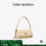 Tory Burch 汤丽柏琦【线上专享】KIRA 小号绗缝翻盖肩背包女包TB 90456 奶油白 122 OS