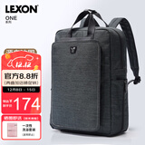 乐上（LEXON）休闲双肩包男14/15.6英寸笔记本电脑包通勤旅行包轻便书包绿色