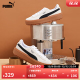 彪马（PUMA）复古增高厚底松糕鞋女子新款休闲鞋PLATFORM 365830 白-黑色-15 35.5