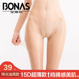 宝娜斯珠光油亮t裆丝袜女夏季超薄款连裤袜夏天打底裤袜女连体脚尖加固 【自然肤色】 5双 均码 【珠光T裆】建议80-130斤