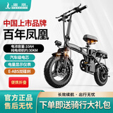 凤凰（Phoenix）折叠电动自行车小型代驾电动车超长续航电瓶车成人便捷锂电池代步电单车 豪华版-汽车电芯10A-纯电续航30km