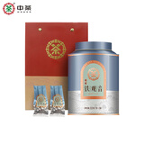中茶乌龙茶海堤特级清香铁观音茶叶罐装独立包装252g(7g*36泡)含礼袋