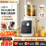 小熊（Bear）NFC原汁机156mm特大口径2.2L鲸吞 三段压榨多功能冰淇淋机全自动冷压榨汁机渣汁分离 YZJ-D02F5