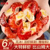 北极滩小龙虾尾无冰特大号冷冻生鲜活超大虾球湖北潜江海鲜夜宵年货 【大特级无冰】6斤[约70只/斤] 赠秘料