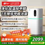 贝尔克贝尔克【专研空气净化】除甲醛TVOC新家卧室加湿办公室去二手烟雾烟味负离子灭菌空气净化器补贴 D6S净化器【20年专注空气洁净】