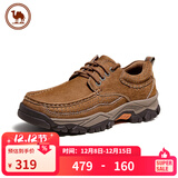 骆驼 休闲运动男鞋复古牛皮工装鞋厚底时尚百搭 P14A307615 驼色 39 