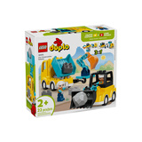 乐高（LEGO）得宝2-5岁幼儿大颗粒早教积木玩具家居饰品儿童生日礼物 10475 3合1建筑工程车