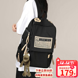 爱情海双肩包书包女大容量小学生初中高中背包大学生15.6吋电脑包旅行包