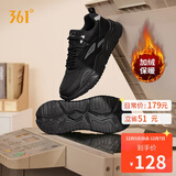 361°运动鞋男冬季加绒复古棉鞋情侣厚底休闲老爹鞋子男672446738-2