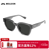 MOLSION陌森太阳镜明星同款大框墨镜男女款MS3129&MS3128 MS3129C11透灰框+灰色片 偏光