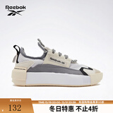 锐步锐步官方男女SUDECA舒适机能风奶油厚底低帮休闲板鞋 FZ2003 白色/灰色 36