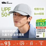 蕉下（beneunder）帽子冬季男士帽子女秋冬棒球帽遮阳帽鸭舌帽洋气减龄时尚灰