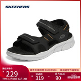 斯凯奇（Skechers）凉鞋男士秋季厚底休闲鞋软底外穿运动凉拖鞋237286