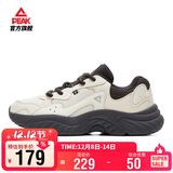 匹克小胖鞋2.0休闲鞋男鞋秋季复古增高厚底老爹鞋黑色运动鞋DE440371