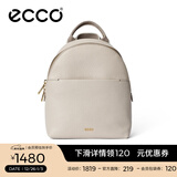 爱步（ECCO） 双肩包女 轻奢牛皮背包 小号双肩包9107807 HL 灰褐色910780790387 均码