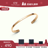 丹尼尔惠灵顿（DanielWellington）dw手镯男女 经典开口情侣手镯时尚饰品 圣诞礼物送女友 流光金小号 DW00400075