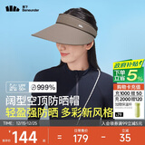 蕉下（beneunder）遮阳帽女太阳帽空顶帽防晒帽防紫外线遮脸时尚百搭UL569棕