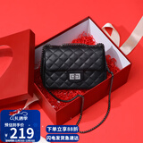 viney牛皮包包女包品牌链条包轻奢单肩斜挎包生日圣诞礼物送女生女友