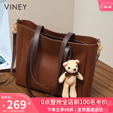 viney牛皮包包女包大容量托特包轻奢斜挎单肩包生日礼物品牌送女友老婆