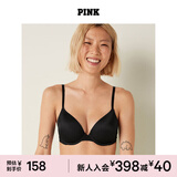 维多利亚的秘密 PINK 圆盘胸内衣1690性感光面无痕舒适聚拢3/4罩杯外扩文胸 2ZUO黑色-1690 11201690 75B （34B）