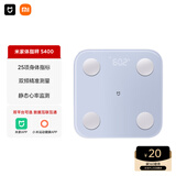 米家（MIJIA）小米智能体脂秤S400蓝色 双接家用电子秤体重秤 高精准 25项身体数据平衡测试 体重管理 减肥专用