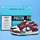 【首单立减】AJ男鞋312泡泡糖dunk黑白熊猫鞋低帮板鞋空军一号女 【首单立减】酒红【男女同款】 38
