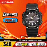 卡西欧（CASIO）手表男光动能防水防震运动电子日韩表送男友圣诞礼物AQ-S810W-1B