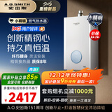 史密斯（A.O.SMITH）佳尼特【小精钢TCA1】16升精钢燃气热水器 国家补贴 JSQ31-TCA1 持久恒温大水量 新品