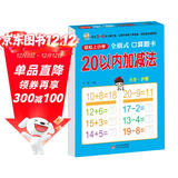 幼小衔接一日一练 20以内加减法（全横式 口算题卡）轻松上小学全套整合教材 大开本 适合3-6岁幼儿园 一年级 幼升小数学练习 