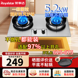 荣事达（Royalstar）燃气灶双灶天然气小尺寸小开孔煤气灶家用灶具台式嵌入式液化气炉具多开孔猛火灶 【性价比推荐】加厚不锈钢+直喷旋火103 瓶装液化气