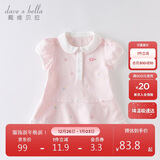 戴维贝拉（DAVE＆BELLA）【汽水棉】女童连衣裙夏装宝宝公主裙学院风儿童裙子