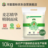 河套 雪花粉20斤 中华老字号 通用麦芯粉饺子粉河套面粉