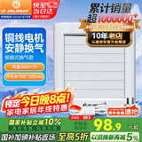 金羚（JINLING）厨房油烟排气扇卫生间浴室换气扇电动百叶墙窗式 APC10-0-2DA 