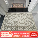 致尚美学欧美式加厚加密地垫 入户门垫脚垫厨房长条垫 卫生间吸水防滑垫 棉麻底-加厚高密【驼色】 60cm*90cm