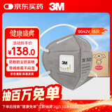 3MKN95活性炭头戴式口罩独立包装一只一袋防粉尘雾霾15只装9542V