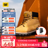 CAT卡特经典大黄靴马丁靴男鞋牛皮面固特异户外工装靴P725756P1EDC25 经典款 42