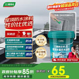 三棵树漆JC屋顶防水涂料耐候室外防水楼顶补漏材料防漏外墙涂料灰色5kg
