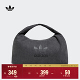 adidas「云朵包」牛仔风大容量运动挎包女子阿迪达斯官方三叶草 黑色 NS