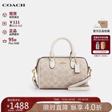 蔻驰（COACH）【品牌直供】女包ROWAN迷你波士顿包 手提斜挎包 CW329 新年礼物